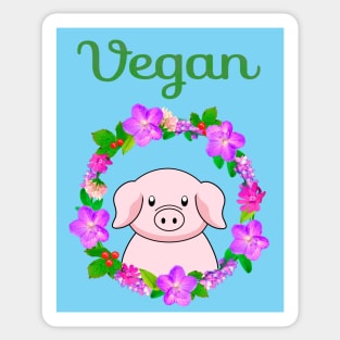 Vegan power Sticker